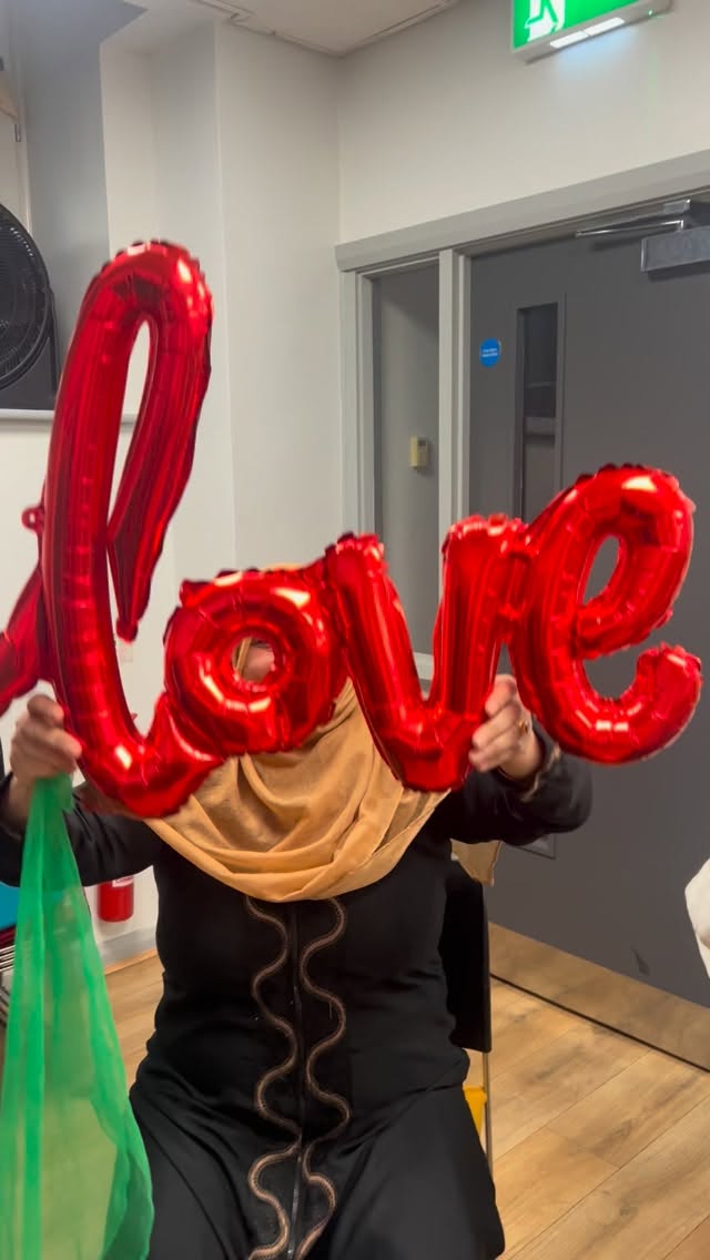 Clare fully embraced the Valentine’s spirit this year 💘 From love songs that had us dancing, to celebrating friendship, she brought the perfect set of songs; and I couldn’t help myself and got the heart-shaped glasses, inflatables, and more! Every corner was full of laughter, joy, and good vibes… and of course, Billy our inflatable friend made his legendary annual Valentine’s appearance too 🥰🎶 You can see the joy in our members! What a good day!
If you want to be part of our exercise class why don’t you come for free session to try it out! We meet at our hired venue : Cringle room at inspire centre every Tuesday and Thursday at 10:30 am! And if you like to come for a chat, you can come half an hour early! We got free fruit for breakfast!
#inspiredtaskforce #manchester #dance #nhs #wellbeing