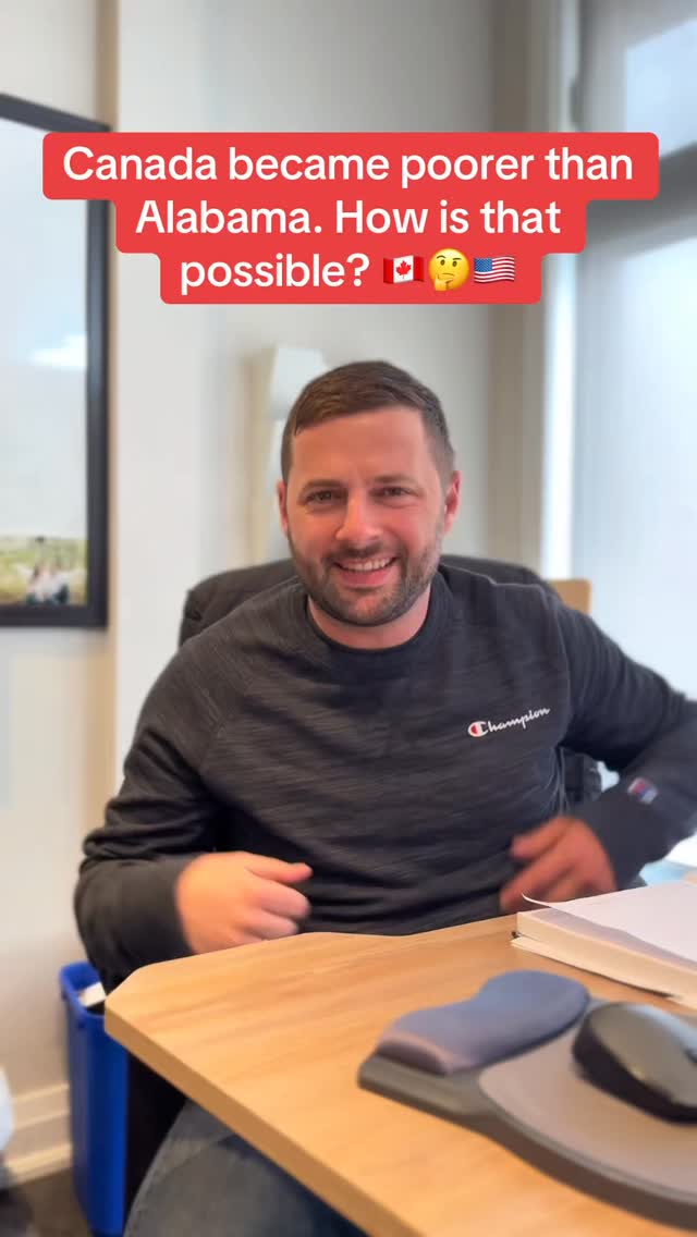 Is Canada’s economy really smaller than Alabama’s? 🇨🇦🤔🇺🇸
The numbers being shared focus on GDP per person, not total output 📊💰 Context matters.