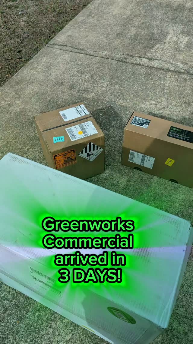 @greenworkstools @greenworkscommercial fast shipping!
#lawn#AGZA#fieldtested#batterypoweredlawncare#battery