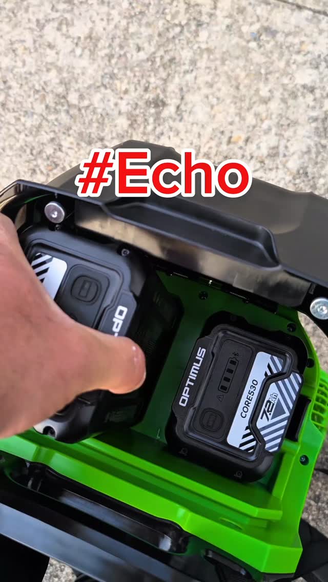 silence the #echopowerequipment (part 1) @greenworkscommercial BB50X blower @greenworkstools ... #lawncare#batterypower#batterylawncare#