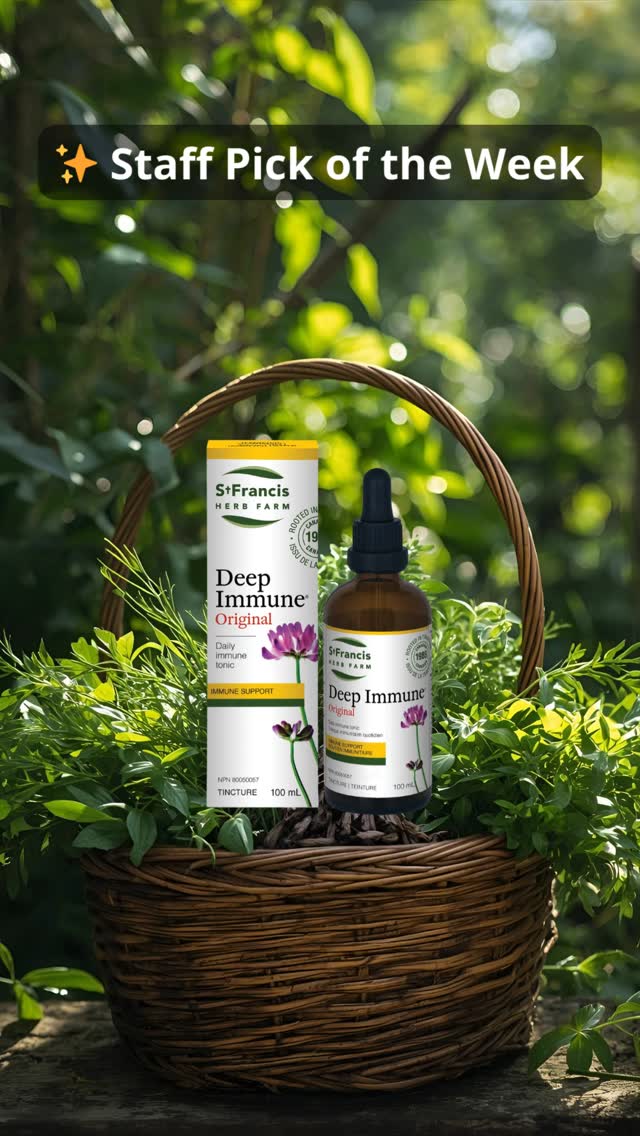✨ Staff Pick of the Week
Our go-to immune support: St. Francis Deep Immune (Original)
Why we like it:
✔ Adaptogenic blend with astragalus + reishi
✔ Supports balanced immune function
✔ Designed for long-term daily use
✔ Gentle enough for ongoing immune resilience
This isn’t just a “cold and flu” product.
From a pharmacist-led perspective, immune health is about consistency — not crisis management.
We often recommend ½–1 tsp daily (when appropriate) to support immune resilience year-round.
As always, we review medications and health conditions before starting any herbal tonic.
📍 1-152 Holland St. E, Bradford
📞 905-775-7874
🌐 wellnessrxpharmacy.ca
— The WellnessRX Pharmacy Team
#StaffPick #ImmuneSupport #DeepImmune #StFrancisHerbFarm #Adaptogens #Astragalus #Reishi #HolisticPharmacy #IntegrativeHealth #BradfordOntario #WellnessRXPharmacy #PharmacistRecommended #NaturalImmuneSupport