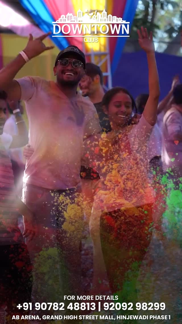 PUNE… THIS IS YOUR OFFICIAL HOLI WARNING. 🚨🌈
If you’re not at Rang De Fiesta 2.0, you’re doing Holi wrong.
Downtown Club is taking over AB Arena with
color storms, bass drops, and zero chill.
This is not “play safe” Holi.
This is rain-drenched, dhol-smashing, DJ-blasting madness.
🎧 3 DJ Lineup bringing nonstop energy
🥁 Live Dhol turning the crowd wild
🌧 Rain Dance going full throttle
🎨 Organic colors everywhere
🍹 Food, Drinks & Thandai flowing
White outfits won’t survive.
Your voice won’t survive.
Your Instagram will thank you.
🎟 Singles from ₹399
🎟 Couples from ₹699
🎟 Group deals available
📍 AB Arena, Grand High Street Mall, Hinjewadi Phase 1
📅 3rd March 2026
📞 90782 48813
Limited entries.
Unlimited chaos.
Book now before your squad blames you for missing out.
#RangDeFiesta #HoliMadness #PuneHoliParty #Holi2026 #DowntownClub
(Rang De Fiesta 2.0, Pune Biggest Holi Party, Holi Party Pune 2026, AB Arena Hinjewadi, Grand High Street Mall, Holi Event Pune, 3 DJ Lineup Holi, Live Dhol Pune, Rain Dance Holi Party, Organic Colors Holi, Holi Tickets Pune, Hinjewadi Events, Downtown Club Holi)