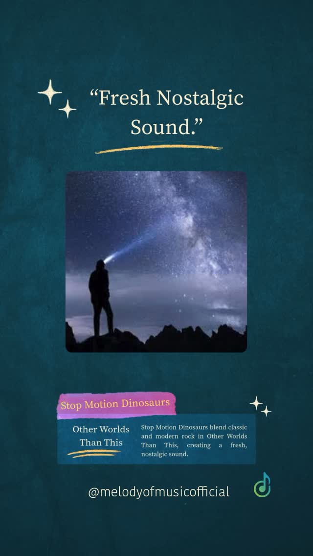 Indie rock band Stop Motion Dinosaurs fuses classic and modern rock in Other Worlds Than This, crafting a fresh yet nostalgic sound.
#stopmotiondinosaurs #otherworldsthanthis #rockmusic #songreview #melodyofmusic