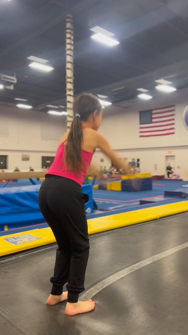 Check this rockstar out! Congrats girl! #bestgymnastics