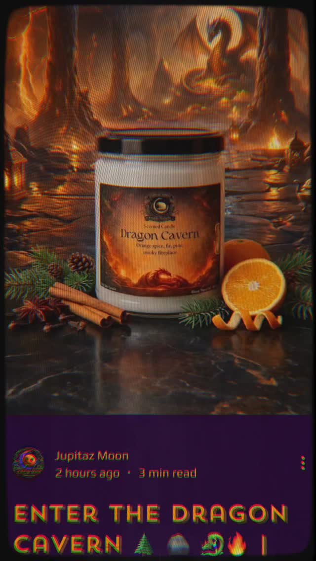 Read the Story behind Dragon Cavern 🌲🪨🍊🔥🐉
At: www.jupitazmoon.com 🪐
Link in Bio 🔗↗️