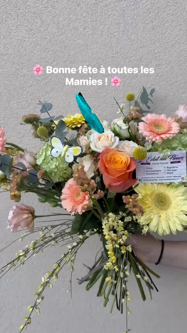#leclatdesfleurs #fleuriste #fleurs #fetedesgrandsmeres