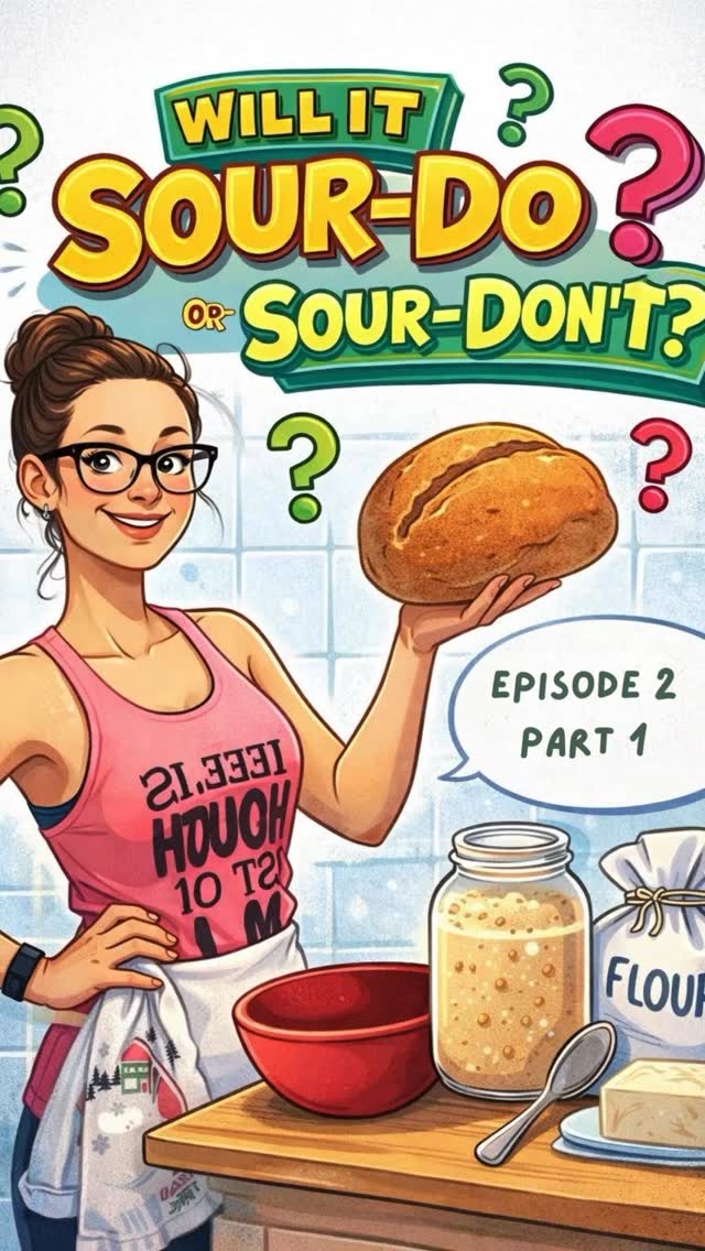Episode 2 part 1… yup I went there, #cupcakes in #sourdough comeback tomorrow to see how it tastes.
#foodporn #breadmaking #homestead