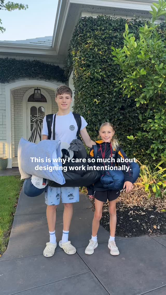 Yesterday my kids headed off to their independent camps.
These moments might seem ordinary, but they’re actually incredibly meaningful.
My eldest is in high school and completely independent - he had himself organised and ready to go.
My daughter, on the other hand, still wanted me there while she got ready with her friends.
It reminded me how quickly those windows of involvement shift as our children grow.
Over the years I’ve become very intentional about how I structure my work.
For many women in business, success isn’t just about income.
It’s about creating the flexibility to be present for the moments that matter while our children are still young enough to want us there.
The way we design our work shapes the life we’re available for.
And while building a business that supports your life takes time and courage, it is possible.
This is what I mean by - Life by design, not by default 💕💕