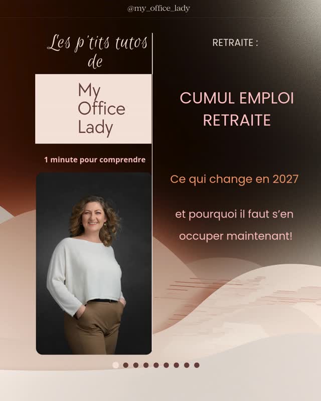 Vous pensez pouvoir partir à la retraite et continuer à travailler en cumulant intégralement pension et salaire ?
Pas forcément...
Après 2026, le cumul intégral est très restreint et cela peut réduire le montant de vos futurs revenus.
Je vous explique l’essentiel en 1 minute 👇
#Retraite
#CumulEmploiRetraite
#Réforme2026
#ConseilsPratiques
#DroitsRetraite
#GestionAdministrative
#InformationUtile
#ViePratique
#MyOfficeLady
#finistère