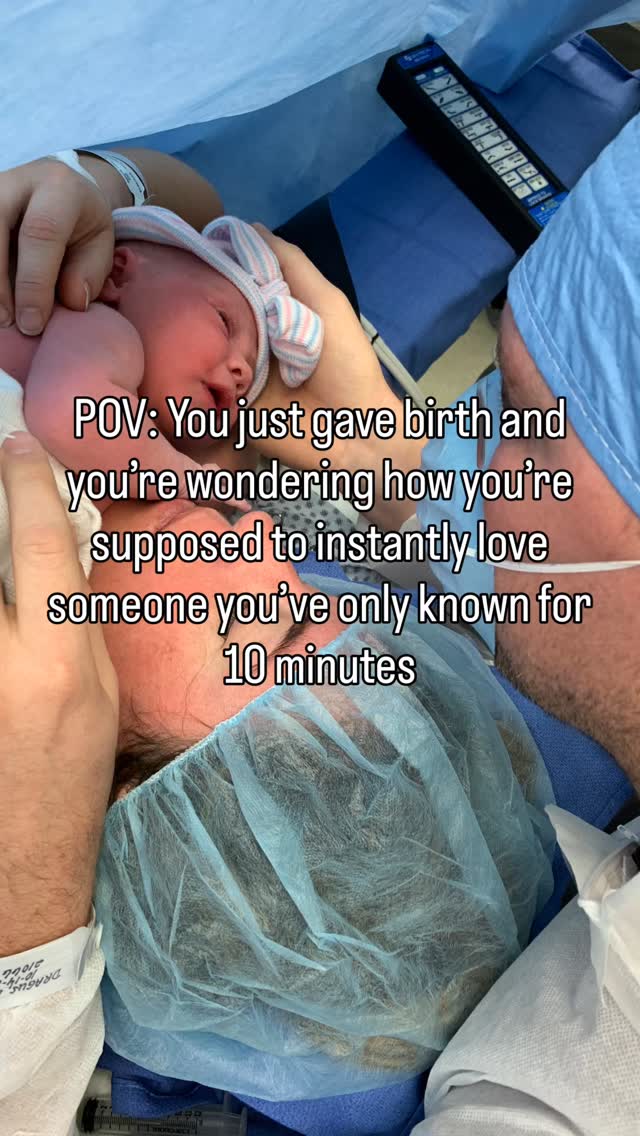 TBH my first thought when she came out screaming was “did I just birth an alien?!?”
It was NOT love at first sight.
Then the guilt set in. “How can I think this?!? I should feel so lucky to have a healthy baby girl.”
But as with any relationship, feelings deepen over time. It takes time. And that is OK.
Not everything has to be automatic. You can feel multiple feelings at once, and it’s ok if confusion is in the mix.
Hormones do weird things after giving birth. You’re not going to feel normal for quite a while (if ever). But maybe that’s because we evolve into a new normal.
But you also don’t have to sit at home alone feeling sorry for yourself. That’s not the motherhood you imagined, is it?
There are so many women becoming new moms every day. And you should be with them. Building your village. Going through what could arguably be the most transformative time of your life TOGETHER.
You deserve to do this together 🫶
If that sounds like something you want, comment CLASS for registration details! Our 6-week new mom group starts March 24th!
#postpartum #pregnant #newmom #momgroup #momsupport