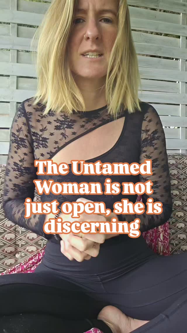 The Untamed Woman is not just open, she is discerning
This needs to come through today, because i feel angry
The reason i want you to become an "Untamed Woman", especially in the bedroom is that i DON'T want you just to become more open & surrendered.
I want that you become more discerning.
I want that you don't just accept patterns and concept, which you thought are "normal".
I want that you learn to trust your body, when you feel contracted instead of forcing yourself to surrender.
There is so much shadow going on in the field of s eggsuality.
And to only become more soft, surrendered & open is for sure not the solution, if you want to feel more safe.
What's needed is the skills to listen to your body as a compass.
To feel safe enough inside yourself to sense when it's time to open and when it's time to close yourself.
🌹Join our FREE ONLINE MASTERCLASS "THE UNTAMED WOMAN IN THE BEDROOM" and discover the 6 steps out of pleasing into embodied pleasure
📅 Sunday, 1st March, 7pm GMT, english
📅 Dienstag, 3. März, 19 Uhr MEZ, deutsch
👉 Comment "Masterclass" and i send you the link per DM