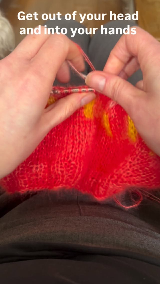 Does knitting help your brain to stop ruminating and find rest?
To find out more about this join us for our webinar on Knitting for Attention and Focus- more info at the link in bio. #knittingformindfulness #knittingforanxiety #knittingforcalm