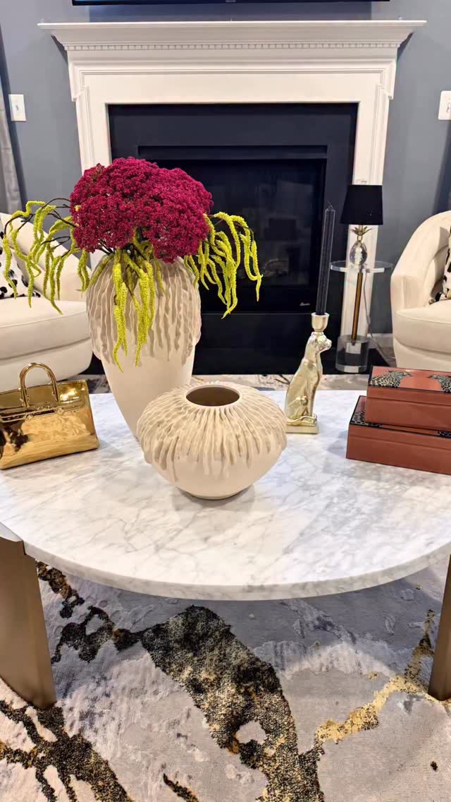 These pieces completely changed the mood of this table.
Sculptural vases. Chic storage. A dramatic taper moment. And the gold purse coin bank for that unexpected touch.
Styled intentionally in five to complement the shape and create balance.
If you want the exact links, comment “STYLE” and I’ll send them to you.
Use my code HJ05 for an extra 5% off @zgallerie
