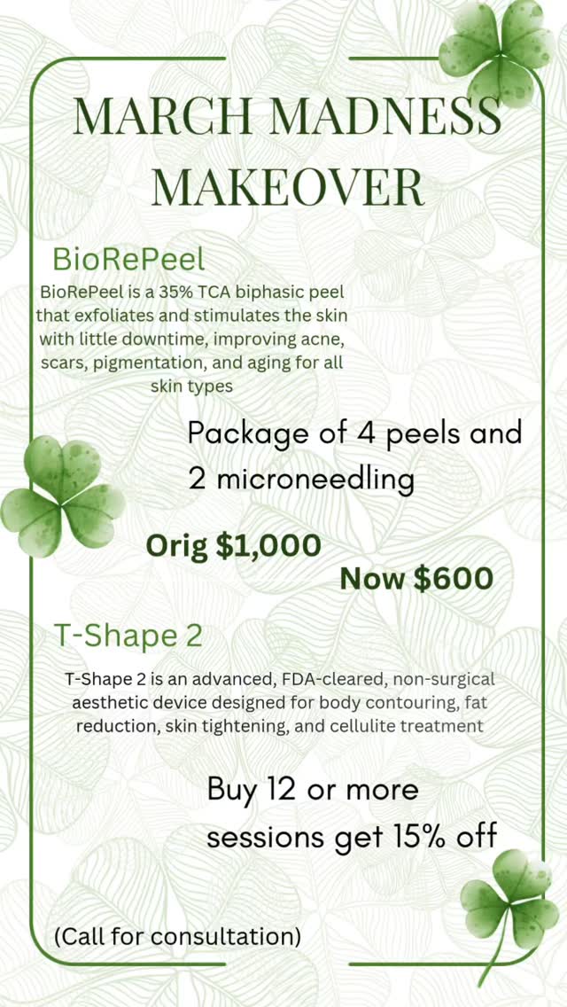 March Madness Makeover is officially LIVE 🎉
Snag the savings now while they last — ending March 31st!🍀