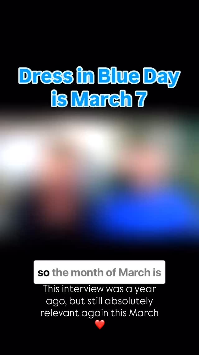 I can’t believe how quickly time flies, this poignant and moving interview was a year ago, but still absolutely relevant as March is just around the corner again. Sending much love to my lovely friend @liftingandstitching who continues to spread the word about this horrible disease but is also continuing his mother‘s legacy creating beautiful work and having it displayed for other people to see. ❤️