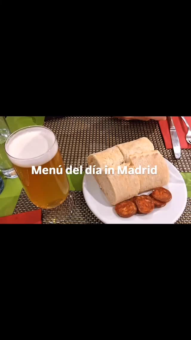The fourth in a series of bite-sized sound bytes from Adventurous Appetites' James Fraser giving you insider hot tips on how to discover and enjoy Madrid!!! Here is a bit of info on how Madrileños do lunch with a Menú del día. I forgot to give you timings though - any time between 1pm and 4pm!!!!!! Hope it helps... Please follow the link in our bio for more details on what we do.
.
.
.
.
#tripadvisor #toptenfoodexperiences #travelerschoicefortapas nightwalkingtour #travelerschoicefortapas #madridtapas travel
historyandtapas seriousfoodie eatdrinkbespanish spain foodadventure tapas tapastour eatlikeamadrileño instagram instagood instafood adventurousappetites bookyourtour foodtour nightlife tourism topcitybites tapassing tapaswithus weknowhowtoeat joinus booknow