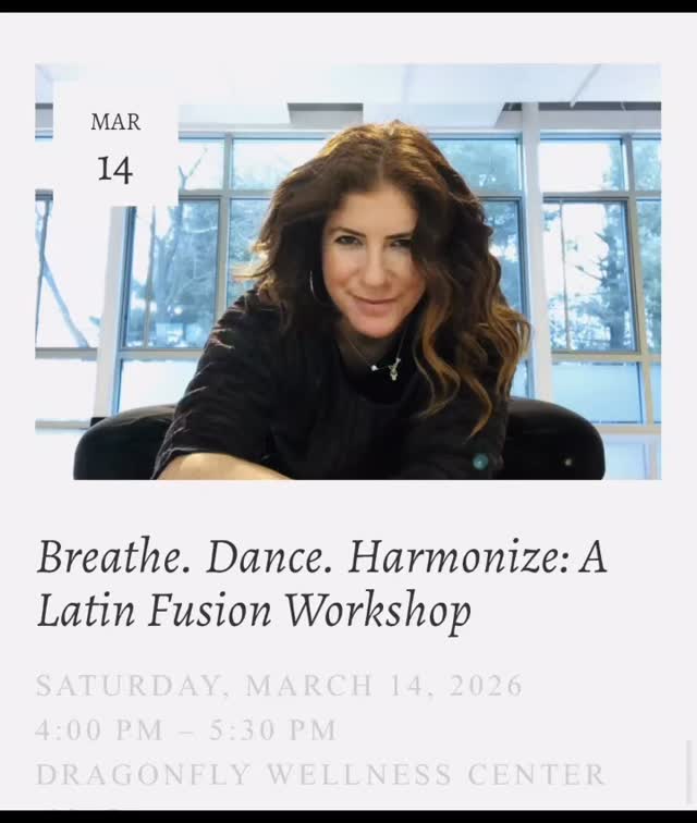 Come join me in a special 90-minute workshop @dragonflywellnesscenter in Devens on Saturday, March 14 from 4-5:30 PM. Grounded in community and the healing power of dance, this workshop offers everyone the space to decompress, unite and unwind.
Register today via this link 🔗: https://app.acuityscheduling.com/schedule/703c372d/?appointmentTypeIds%5B%5D=86625289
#dance #danceclass #adultdance #latindance #dancefitness