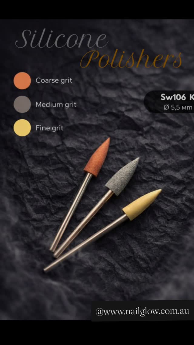 Silicone polishers – for a flawless finish from Nisima✨
▪️ Gently smooth the nail surface
▪️ Polish without scratches or harsh impact
▪️ Delicately refine the cuticle area
▪️ Perfect for the final stage of a manicure
For best results, work at low speed with minimal pressure — this ensures a smooth, glossy finish without overheating 🔥
An excellent choice for professionals who value precision, control, and clean results 💅✨
Shop via link or at www.nailglow.com.au
#australianlashsupplies #brisbanenailtech #nailtechaustralia #perthnailtech