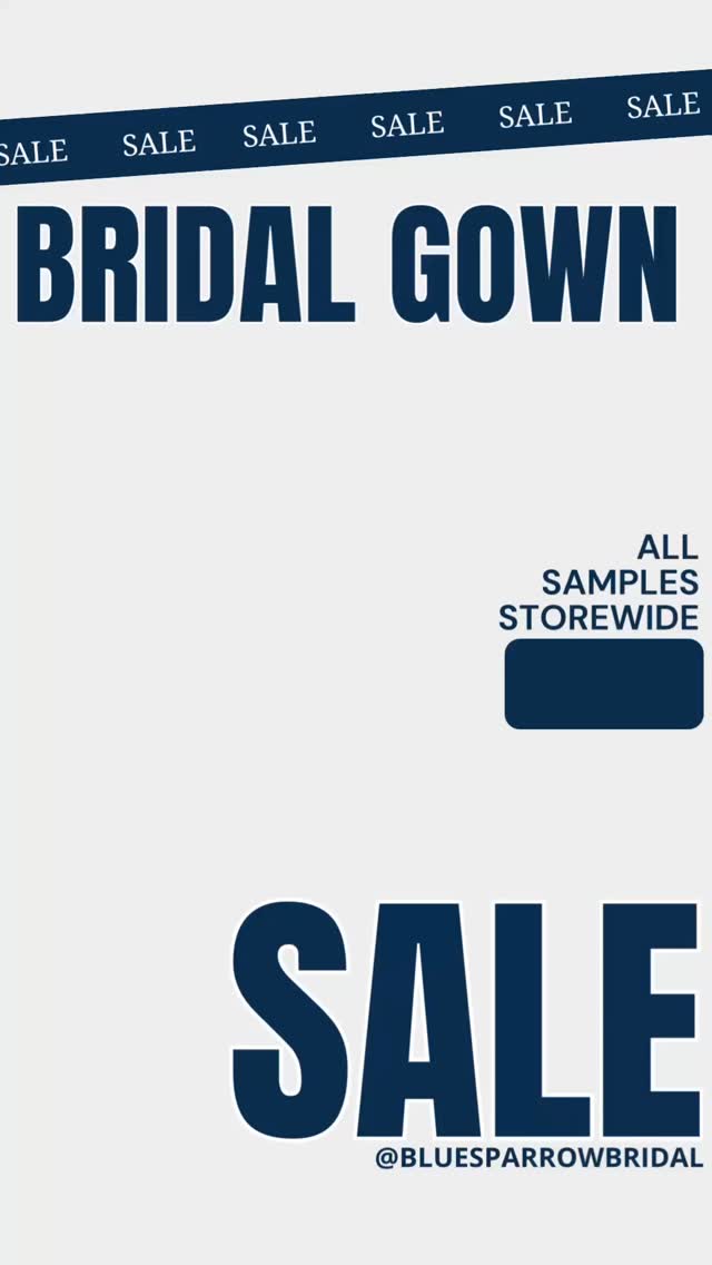 ⛔️ YOU DON’T WANT TO MISS THIS ⛔️ More details on our site www.bluesparrowbridal.com #bluesparrowbridal #bridetobe #2026bride #2026wedding #bridalgown
