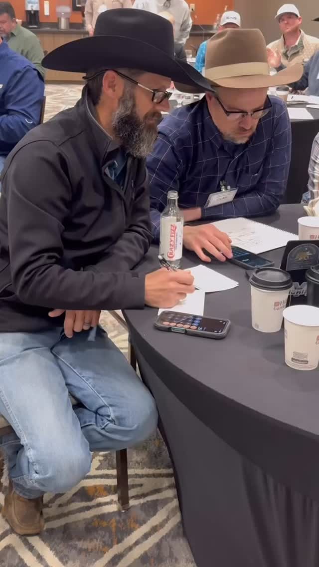 Day 2 in the books! This is a fun day because all the pieces come together. If you have ever taken any sell buy course from any instructor, what was the moment or takeaway that made it all click? #ranchingfyi #sim2win #cattleranchers