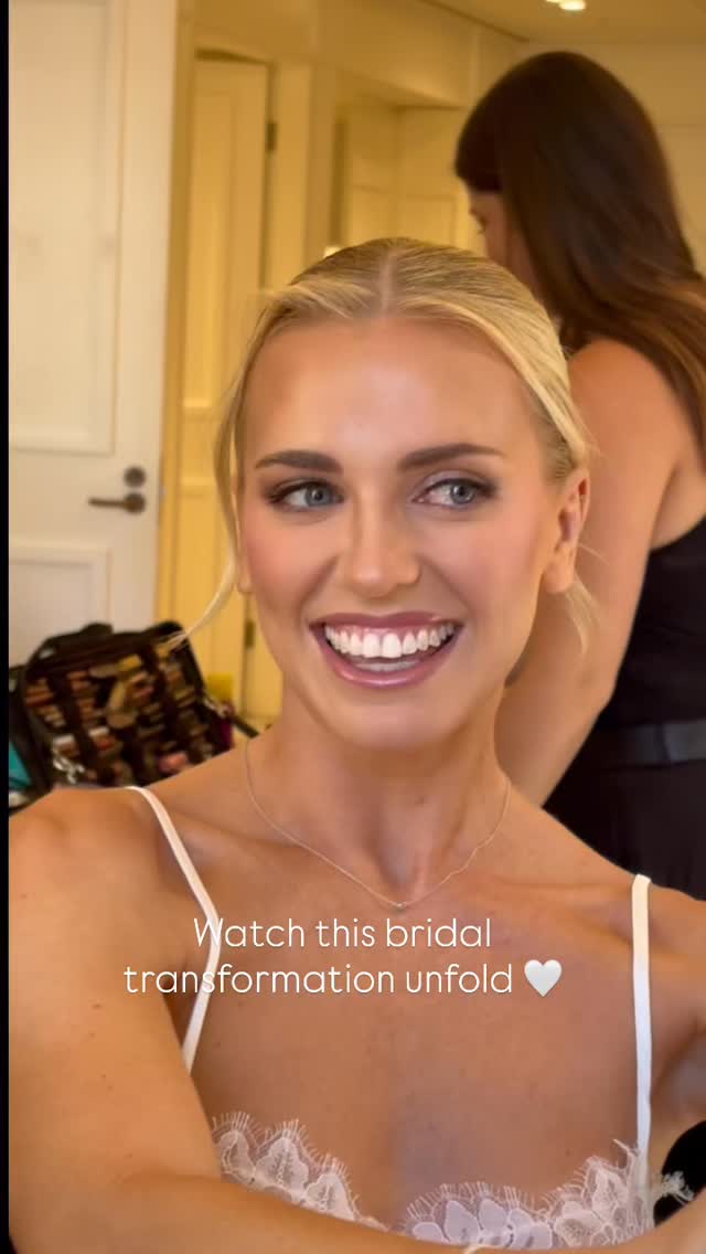This is the part you don’t always see 🤍
Every bridal look is built slowly and thoughtfully, from skin prep to the final touches so the makeup feels comfortable, natural, and lasts all day.
Seeing the transformation come together is always my favourite part ✨
Watch until the end for the final reveal.
Sydney bridal hair and makeup artist specialising in natural, long-wear wedding looks.