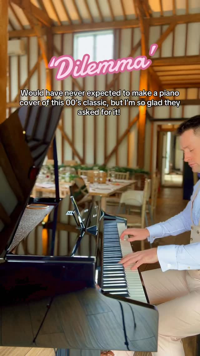 Reel refresh - some favourites! Smooth 2000’s R&B vibes and requests piling up on the piano at Becky & Casey’s wedding breakfast! Congratulations once again guys, it was a pleasure to come and play!
Venue @millingbarn
#weddings2026 #weddings #weddinginspo #weddinginspiration #weddingvibes #weddingmusic #weddingvibes💍 #weddingvibes❤️ #weddingentertainment #dilemma #weddingbreakfast #nellydilemma