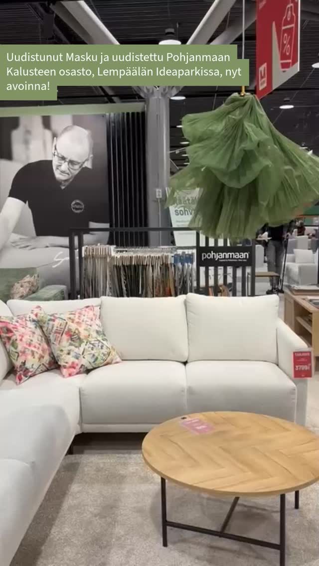 Uudistunut Masku ja uudistettu Pohjanmaan Kalusteen osasto, Lempäälän Ideaparkissa, nyt avoinna!
Tervetuloa tutustumaan!
@maskun_kalustetalo