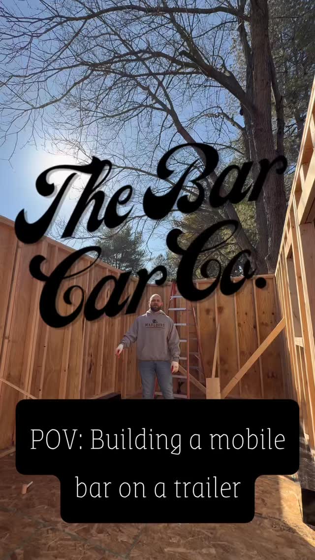 Week 3: Roof Structure #barbuild #lehighvalley #asmr #thebarcarco #mobilebar