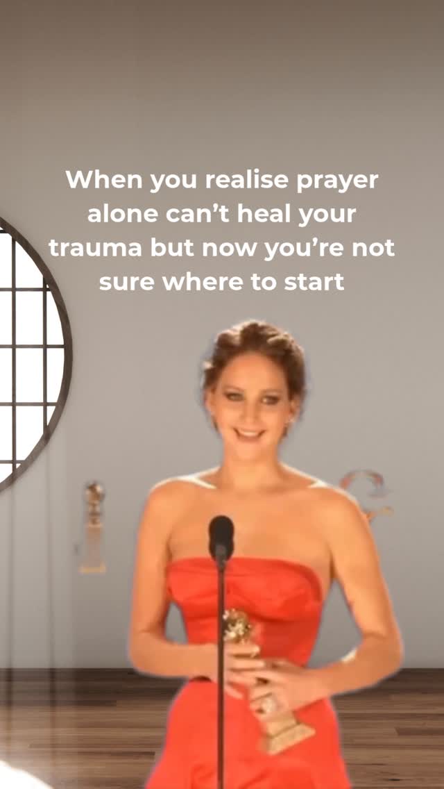 Prayer is so powerful but it’s not meant to carry your trauma on its own! 💜
God can absolutely comfort you and still invite you to get the support you need.
If you’re not sure where to start with healing, click the link in my bio to book a free trauma therapy introductory call 🦋
#ChristianMemes #TheFaithTherapist #TraumaTherapist #TraumaTherapy #TraumaHealing