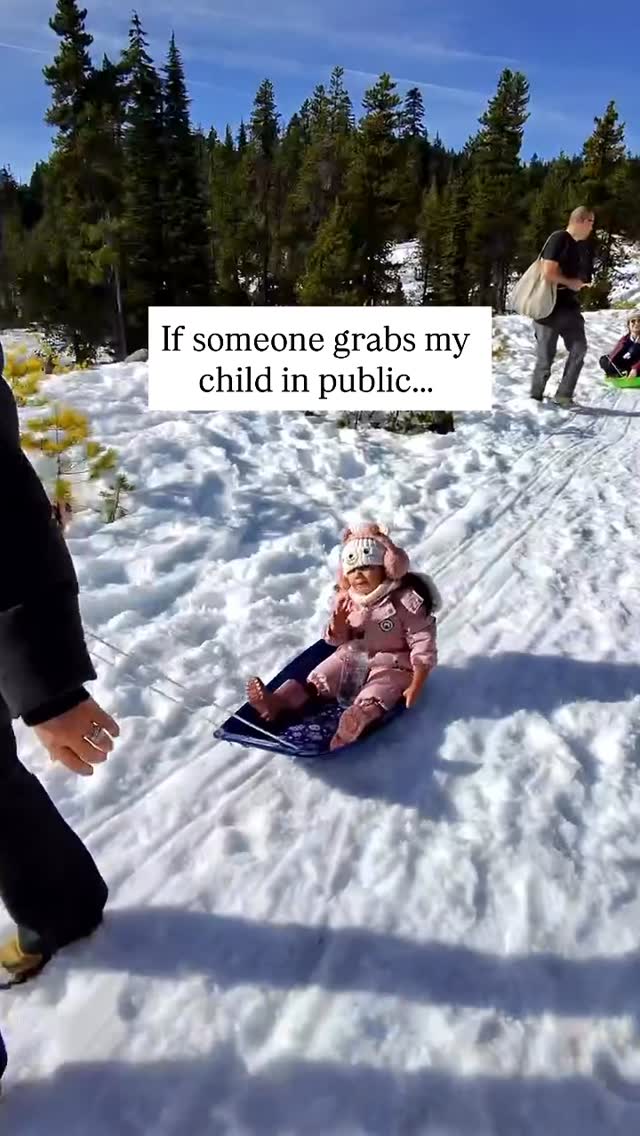 I don’t teach her to scream “help.”
I teach her to scream:
“THIS IS NOT MY MOM!”
or
“THIS IS NOT MY DAD!”
Over and over.
Because “help” is vague.
People hear kids yelling “help” all the time... at playgrounds, during games, when they’re upset.
But when someone hears:
“THIS IS NOT MY MOM!”
“THIS IS NOT MY DAD!”
That gets attention immediately.
It signals something is wrong.
It activates the people around them.
It creates witnesses.
It creates interruption.
Sometimes safety is just giving them the right words ahead of time.
I hope we never need this. 🤞🏼
#travelmomwithkids #solomom #parentingtips