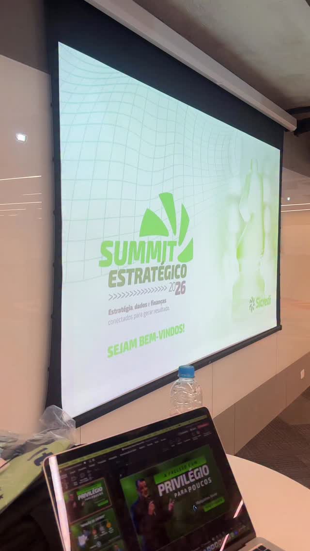 Summit de BI, Planejamento Financeiro e Estratégico da Central Sicredi - Curitiba PR
Daqui alguns instantes um mergulho nessa grande experiência.
Obrigado Sicredi pelo desafio 👊👊
#vamosaprender #palestra #marquinhosxavier