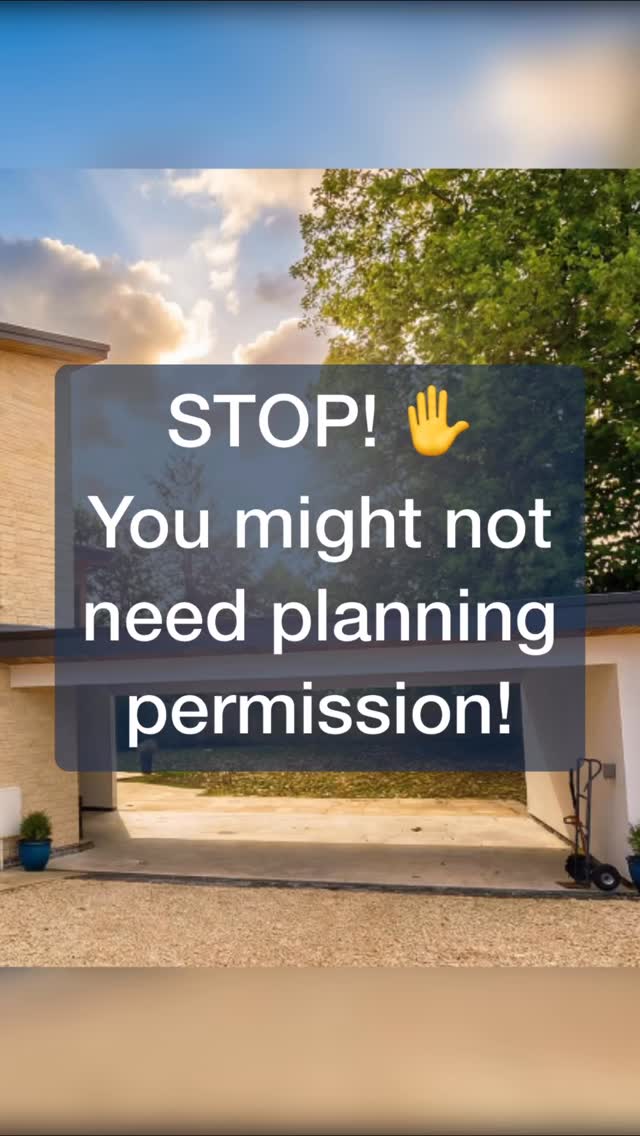 Stop! đ You might have more space than you think. Did you know the UKâs Permitted Development rules often allow you to build on up to 50% of the land around your âoriginal houseâ without a full planning application? From garden offices and home gyms to pool houses and hobby studios, the potential to add value and lifestyle space to your property is huge. The catch? You have to follow the rules on height, location, and usage to stay exempt. #ABArchitecturalDesign #PlanningPermission #PermittedDevelopment #GardenOffice #HomeGym