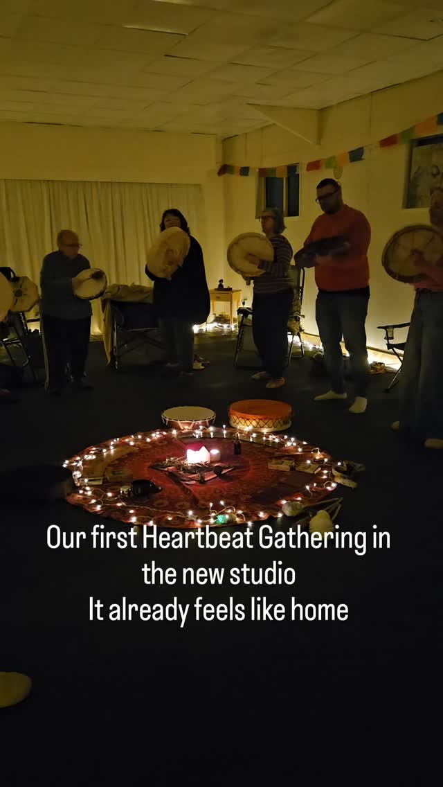 Our first Heartbeat Gathering in the New studio, already it feels like home, filled with amazing energy and love this evening. Thank you @michelleemery1486 for a fabulous drumming evening, looking forward to the next one. #takecontrolofyourwellbeing #wellbeingworkshops #drumming #heartbeatgathering #drumcircle