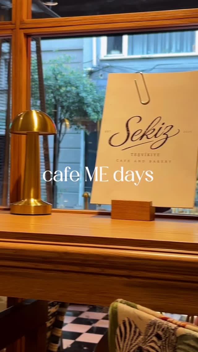 Cafe ME day ☕️
A quiet hour in Nişantaşı in between appointments. Warm interiors, kind service, relaxed vibe. The brunch didn’t steal the show — but the coffee and desserts might just bring me back🙋🏻♀️