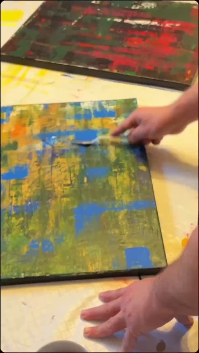 My favorite tool is the palette knife. Here’s a little peak at my process.
.
.
.
.
.
#contemporaryart #fyp #modernart #artgallery #boston