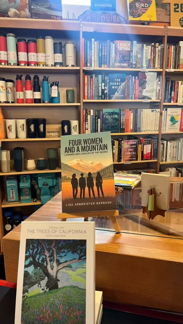 Dear Alpenglow,
Thank you so much for carrying Four Women and a Mountain on your shelves. It truly means the world to me. As a child, I spent so much time in that very building back when Tahoe City Health Foods was there, so seeing the book in that space feels incredibly full circle.
Congratulations on your many years of success, and thank you for supporting local stories and history. I’m so grateful to have the book at Alpenglow.
With appreciation,
Lisa
#alpenglowsports #tahoecity #fourwomenandamountain_ #momontgomery