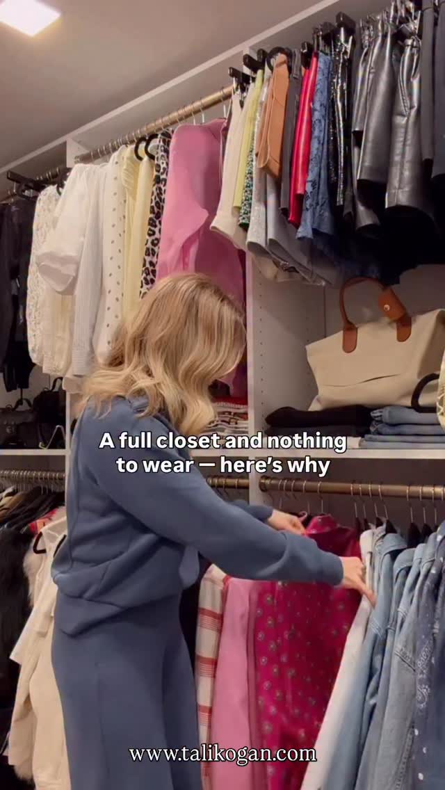If this is you every morning, you’re not alone.
Most women don’t actually have a clothing problem.
They have a styling problem.
So they try to fix it by shopping.
Buying more pieces.
Saving outfits for a “special occasion.”
Coping looks they see online…
And still… nothing feels right.
Because confidence doesn’t come from owning more clothes.
It comes from knowing what to do with the clothes you already have.
When you understand how to combine pieces, what silhouettes work for your body, and what your personal style actually is — your closet finally starts working for you.
Inside my Calling Forth the Queen Masterclass (March 11) I’ll show you how to “shop” your own closet and create 15+ outfits you love mostly from pieces already on your hangers.
Comment CFTQ and I’ll send you the link 👑