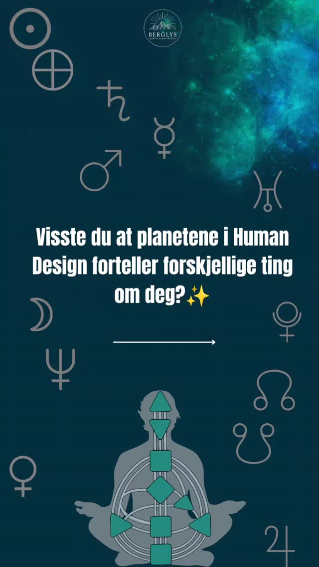 Visste du at planetene i Human Design forteller ulike ting om energien i kartet ditt?
Solen sier noe om hva du utstråler til verden.
Merkur om hvordan du kommuniserer.
Venus om hva du verdsetter.
Saturn om livslærdommene dine.
Jeg har skrevet et nytt og ganske omfattende blogginnlegg hvor jeg går gjennom alle planetene i Human Design og hva de betyr i kartet ditt.
Du finner det via linken i bio🌙
#humandesignplanet #humandesignnorge #humandesign #berglys #humandesignnorsk