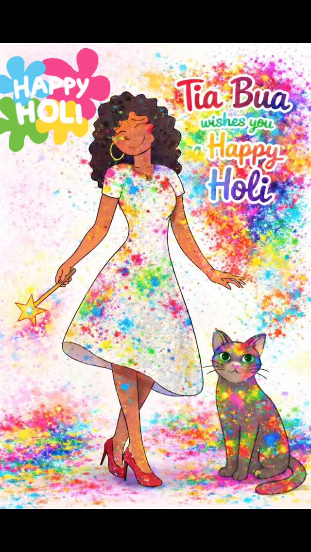 🪄Wands Up, World!
🙏 Namaste & Hola.
🎉 Holi Hai!
❤️ Red – Love and new beginnings
💛 Yellow – Healing and happiness
💚 Green – Growth and renewal
💙 Blue – Courage and divinity
🧡 Orange – Energy and spirituality
💜 Pink – Friendship and joy
🎨Be Magical, Bold, Be Vibrant! Happy Holi. 🌈✨
🪄Follow the magic
#holi
#tiabua
#spring
#india
#bookstagramm
