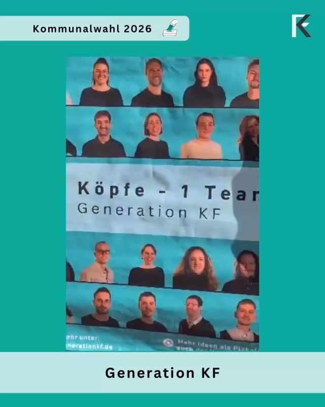 Endspurt! Morgen in einer Woche wird gewählt!
🗳️
#generationkf #generationkfwahlkampf #generationkfkommunal2026 #kaufbeuren