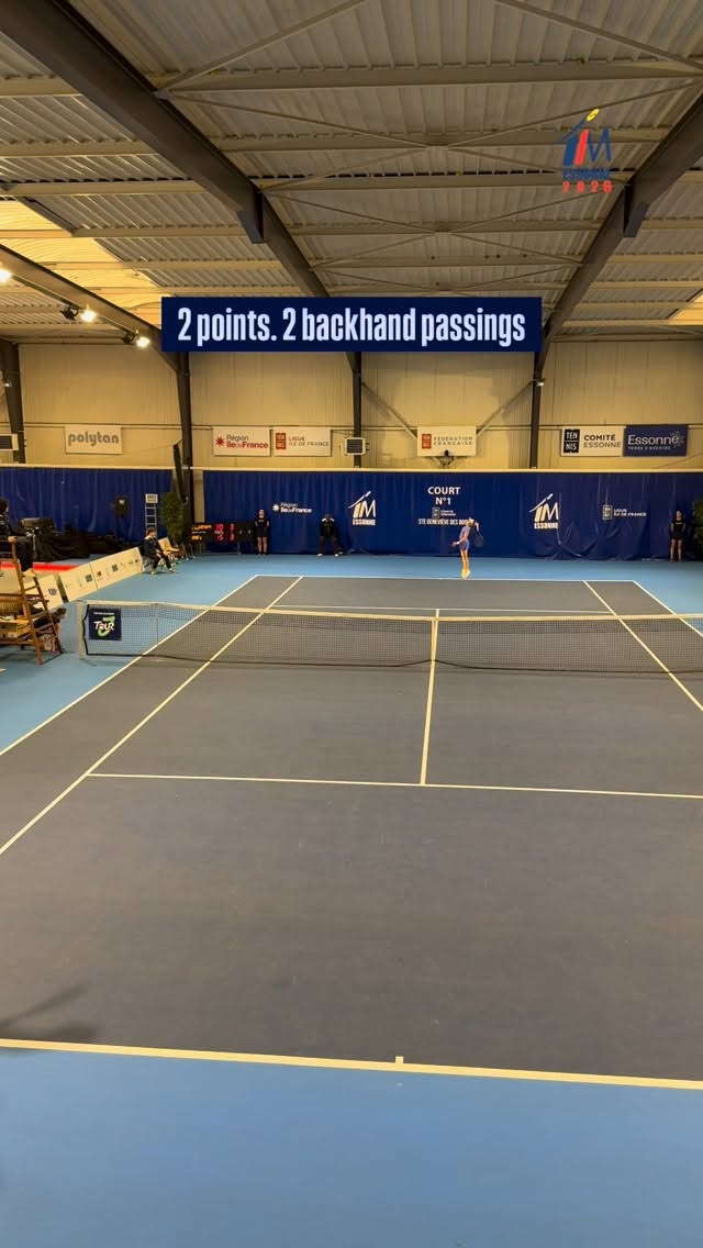 2 points. 2 backhand passings 🔥
Match Lyubov PRONENKO vs Brielle AMEY
#tennis #tennispoint #tennisplayer #tennispassion #sport