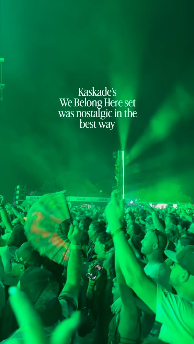 Throwbacks were played for a dance floor that’s been loyal for decades ✨
#kaskade #webelonghere #miamimusic #housemusic #edmculture