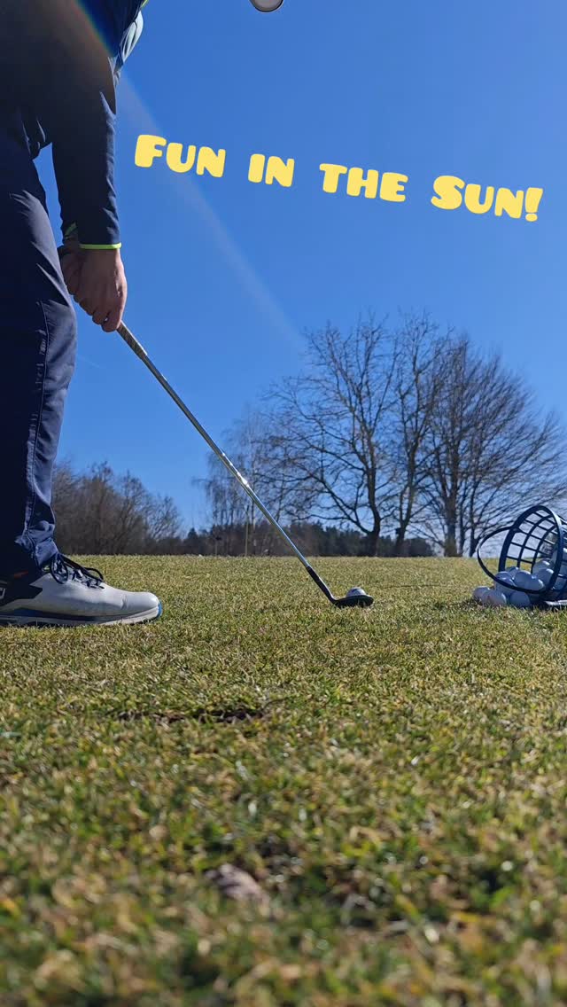 Wie Sommer, einfach schee :)
#zgolf