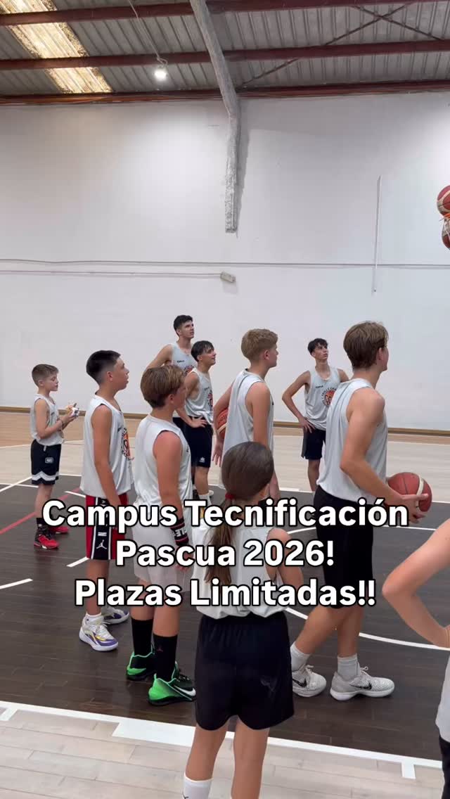 🏀Campus Tecnificación “Pascua” 2026 - Skills Camp
👉🏻 Descripción del Campus
📍Fechas: 7,8,9 & 10 Abril de 2026
📍Ubicación: Massanassa, Valencia - España
📍Edades: Todas las edades y niveles
🏀Entrenador: @coachcrudeli
El Campus Tecnificación “Pascua” 2026 es una experiencia de 4 días llena de acción, centrada en el desarrollo de habilidades, el trabajo en equipo y la estrategia de juego.
Campus 1 - Tecnificación Mañanas- Skills Camp 26
Mañanas: (9.30 - 12:30) - “Todas las edades y niveles” Grupo reducido
Descripción: Desarrollo de fundamentos en grupo reducido, bote, pase, tiro, finalizaciones, 1x1,2x2.
Campus 2 - “Tecnificación Tardes” -
Sino puedes asistir por la mañana, no te preocupes! Tenemos grupo reducido de trabajo en horario de 3-5pm. “Solo canasta grande”
Toda la información en www.coachcrudeli.com o WhatsApp +34 636881842
#basketballcamp #basketball #skillscamp #basketballneverstops🏀 #trustheprocess