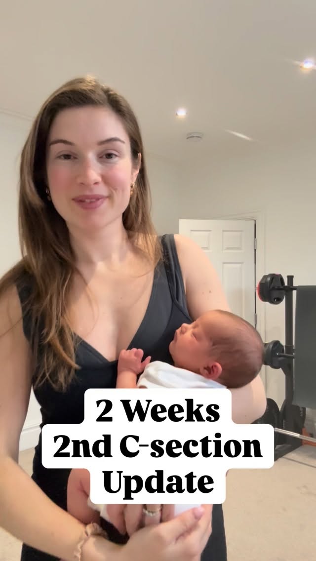 2nd C Section - 2 Week Update 🤍 Always happy to answer any questions about birth or recovery with C Sections or share more details if that helps you. Just send me a DM 🤍 #csectionrecovery #csectionmum #mumof2 #preandpostnatalfitnessspecialist #sharingstories