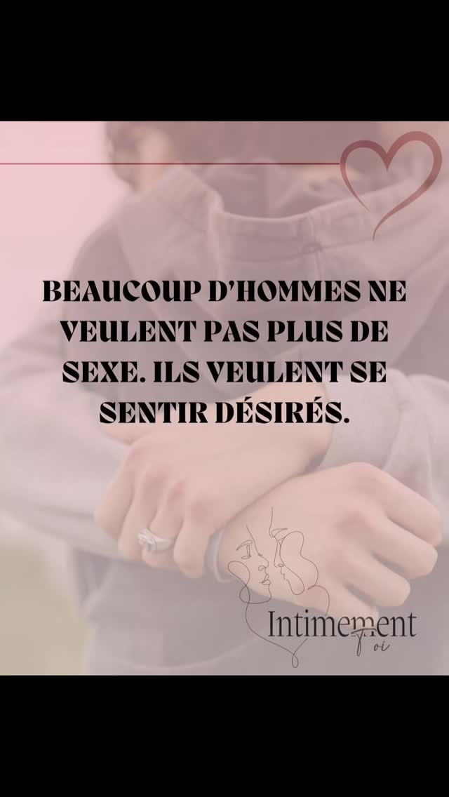 La demande de sexe chez certains hommes cache souvent un besoin plus profond.
Le besoin de se sentir désiré,
validé,
choisi.
Dans beaucoup de couples,
le décalage de désir est interprété comme un rejet personnel.
Ce qui blesse n’est pas seulement l’absence d’acte.
C’est l’impression de ne plus être vu comme désirable.
💛 Restaurer l’intimité passe parfois par des gestes simples :
un regard,
une initiative,
une parole qui rassure.
Audrey
#couple #relation #désir #intimité #communication