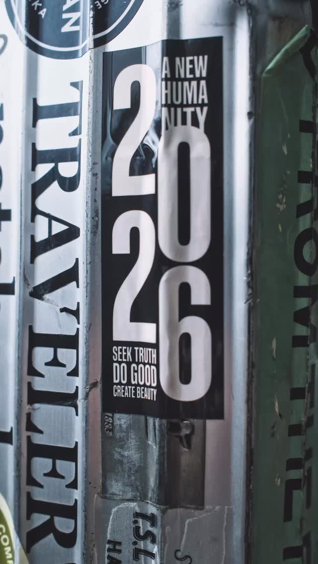 What’s your anchor in 2026?
A church sticker from a fellow traveller I met at “A Quiet Desk” in KL: “Seek truth, do good, create beauty.”
Thank you — it’s going on my luggage.