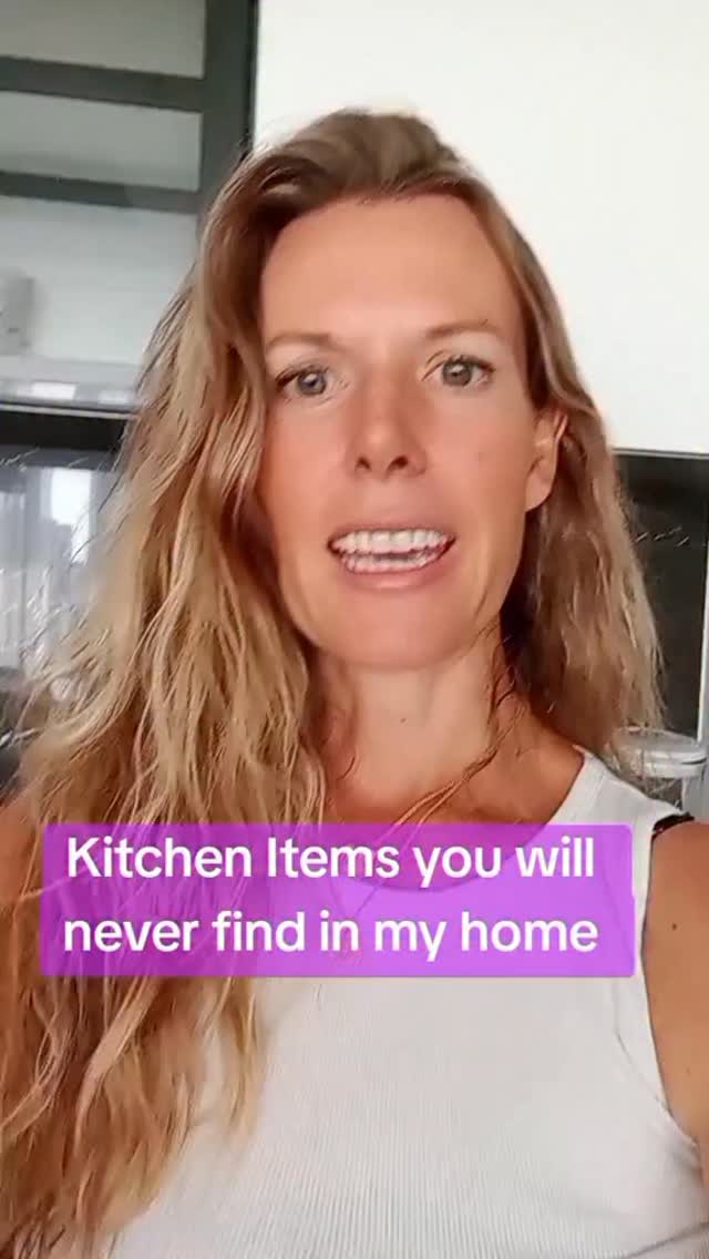 Kitchen Items I found at my air bnb that I will never keep in my house as I believe they may interfere with hormone balanace and thyroid function. #thyroid #hormoneimbalance #hormonebalance #chemicalstoavoid #kitchen