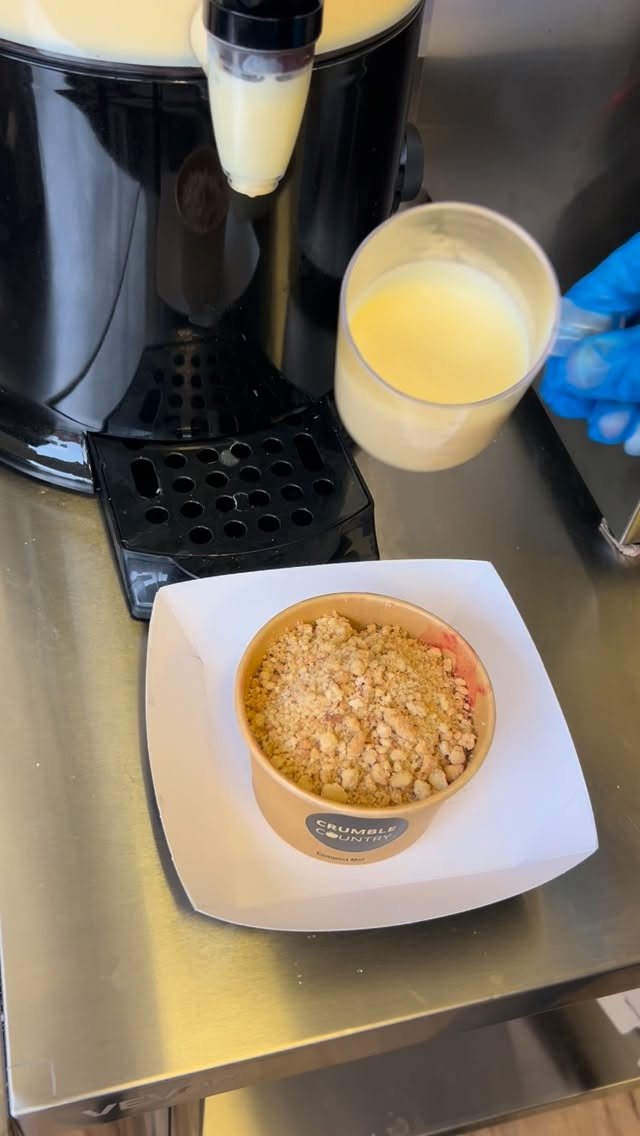 Just some of the treats we have in store for you this March!
Throughout the month we are running a couple of specials…
☕️ Add a coffee to any crumble, brownie bowl or fudge purchase for only £2.50!
🍎 Crumble of the Month - Toffee Apple Crunch