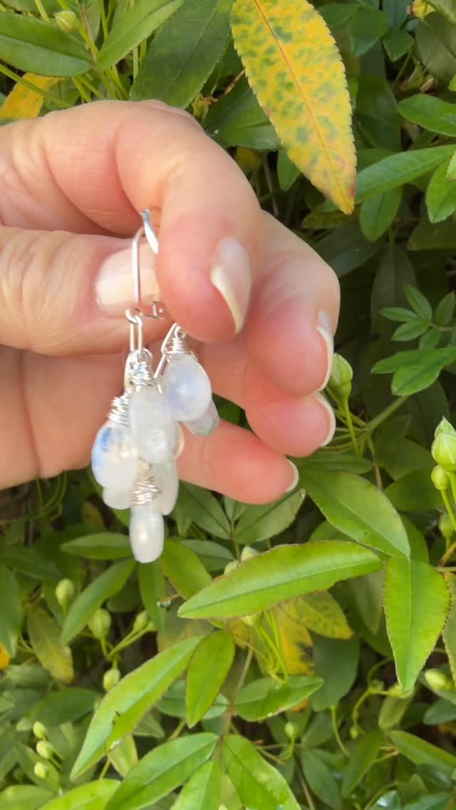 Moonstone earrings for the Lunar Eclipse 🌕🌘🌑🌒🌕
Long and dangly or short and sweet.
Come by the @napafarmersmkt on Saturday and tell me which one is your fav!
#lunareclipse #moonstone #handmadejewelry
